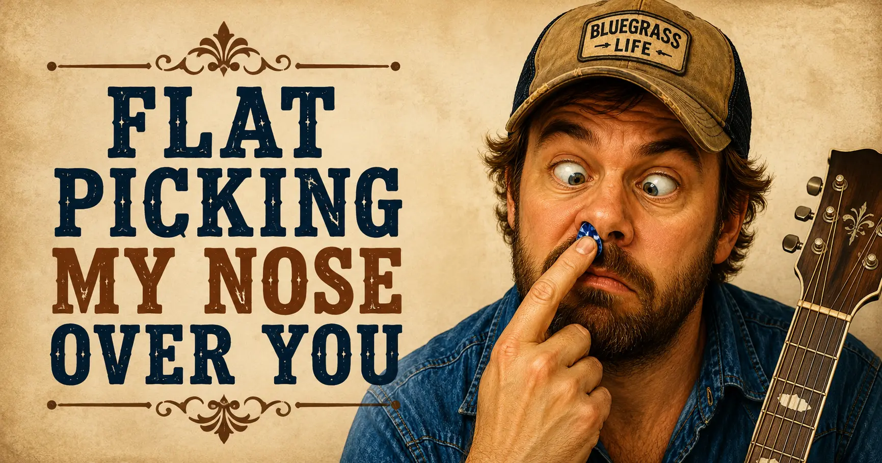 Flat Pickin' My Nose Over You