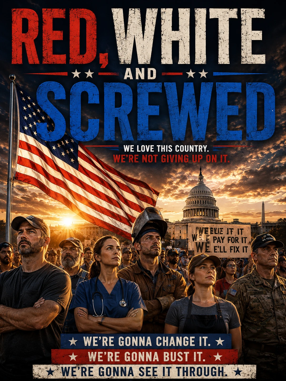 Red, White and Screwed