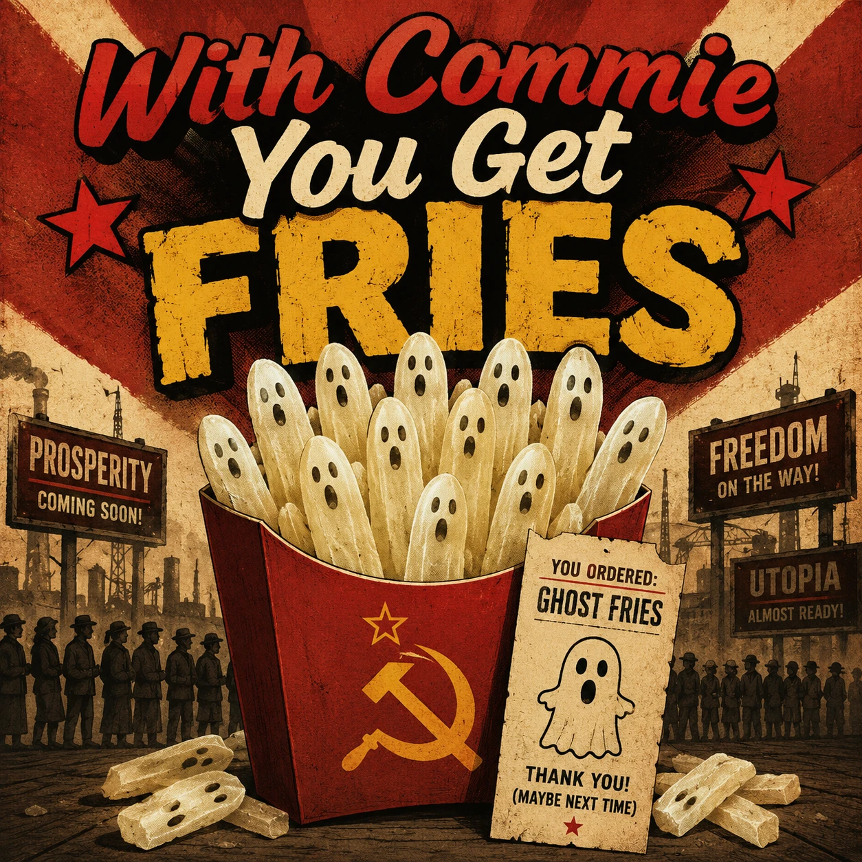 With Commie You Get Fries